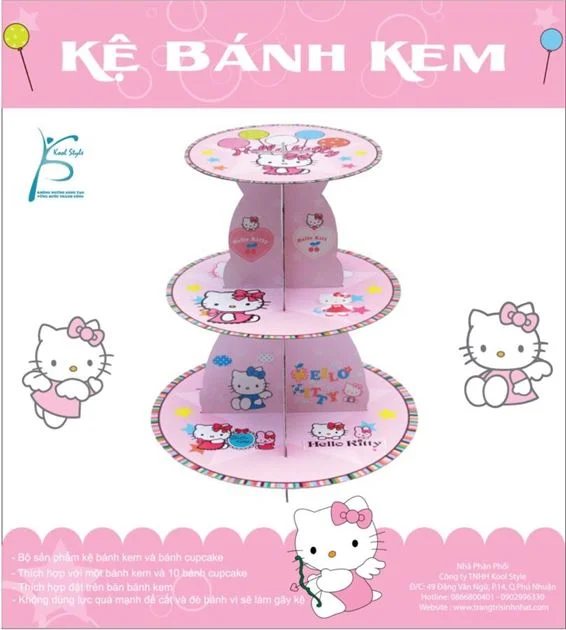 kebanhkemsinhnhatkitty4551-7036 Kệ Bánh Kem Sinh Nhật Kitty