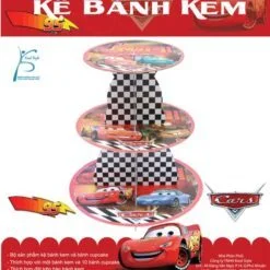 Kệ Bánh Kem Sinh Nhật Chủ Đề Mc Queen