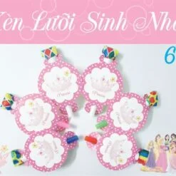 Kèn Lưỡi Sinh Nhật chủ đề Công Chúa