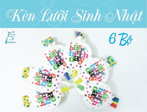 Kèn lưỡi sinh nhật chủ đề Happy Birthday