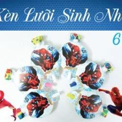 Kèn Lưỡi Sinh Nhật Chủ Đề Spiderman