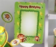 Khung hình sinh nhật bé trai Tuổi Khỉ