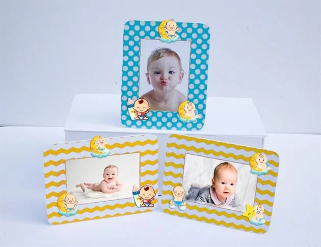 khung-hinh-sinh-nhat-baby-boy-mau-vang-xanh-min-2 Tem khung hình sinh nhật baby boy