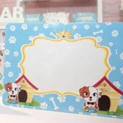 Khung hình sinh nhật bé trai tuổi chó ngang