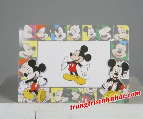 Khung Hình Sinh Nhật đặt bàn Chủ Đề Mickey