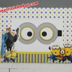 Khung Hình Sinh Nhật đặt bàn  Minion