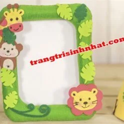 Khung Hình Sinh Nhật Vải Nỉ  Rừng Xanh