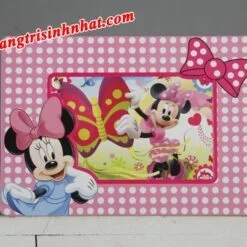 Khung hình sinh nhật đặt bàn chủ đề Minnie