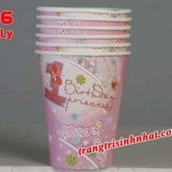 Ly Giấy Sinh Nhật Công Chúa