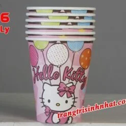Ly Giấy Sinh Nhật Kitty