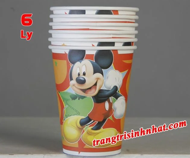 ly-giay-sinh-nhat-mickey-7034 Ly Giấy Sinh Nhật Mickey