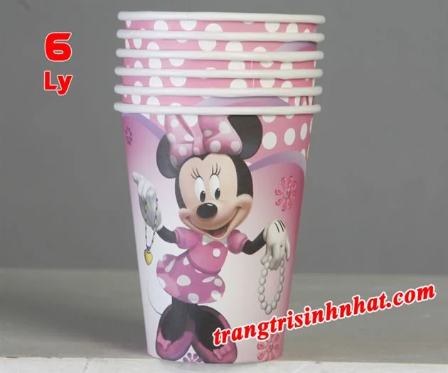 lygiaysinhnhatminnie6206-8485 Ly giấy sinh nhật Minne
