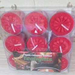 Nến trang trí sinh nhật tealights hương táo và quế