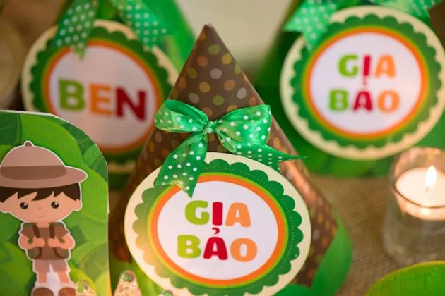 Nón sinh nhật bé trai