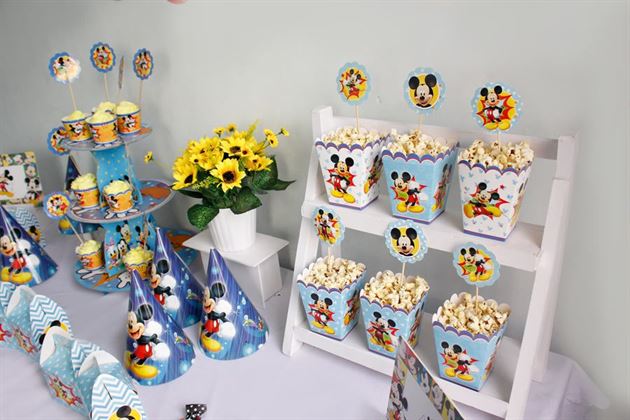 Bộ phụ kiện sinh nhật cho bé Mickey