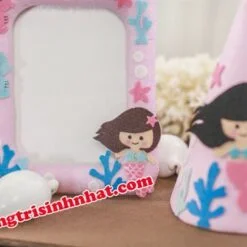 Nón Sinh Nhật vải nỉ Nàng Tiên Cá