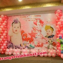 Trang Trí Sân Khấu Sinh Nhật chủ đề Nàng Tiên Cá
