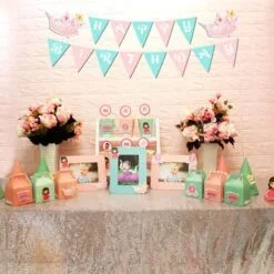 Set mini công chúa màu hồng xanh min