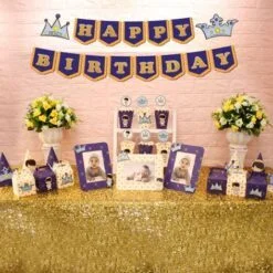 Set mini hoàng tử màu xanh hoàng gia