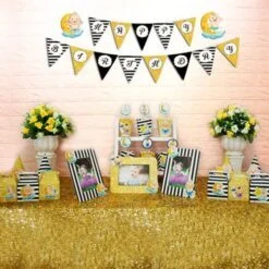 Set mini Baby Boy màu đen kim tuyến