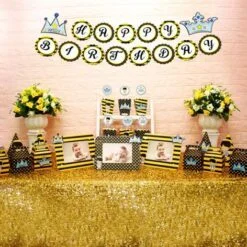 Set mini hoàng tử màu vàng đen
