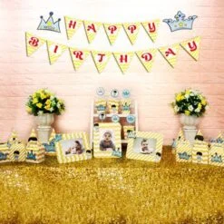 Set mini hoàng tử màu vàng zigzag