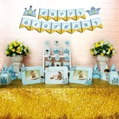 Set mini hoàng tử màu xanh da trời