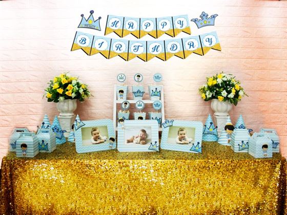 Set mini hoàng tử màu xanh da trời