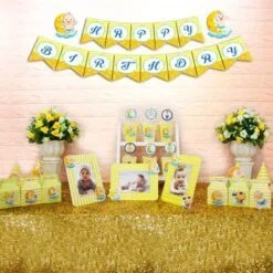 Set mini baby boy màu vàng hoàng gia