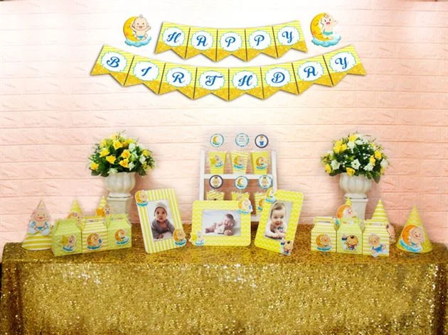 set-phu-kien-sinh-nhat-vang-hoang-gia-baby-boy Set mini baby boy màu vàng hoàng gia
