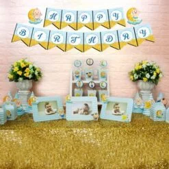 Set mini baby boy màu xanh da trời