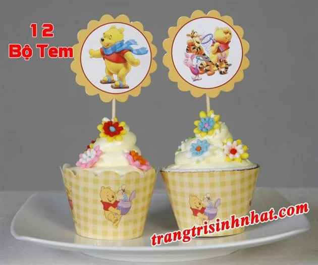 tem-banh-cupcake-sinh-nhat-gau-pooh-282 Tem Bánh Cupcake Gấu Pooh