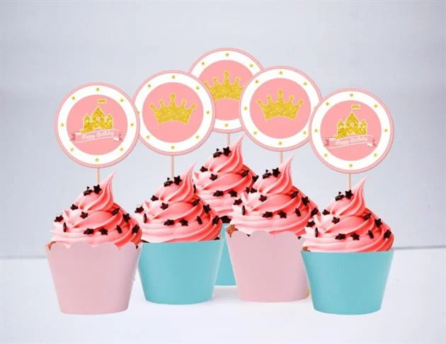 tem-banh-cupcake-vuong-mien-be-gai-mau-hong-xanh-min Tem bánh cupcake Vương Miện Công Chúa màu vàng hồng xanh min