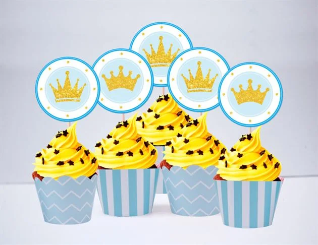 tem-banh-cupcake-vuong-mien-hoang-tu-mau-xanh-da-troi-1 Tem bánh cupcake Vương Miện Bé Trai
