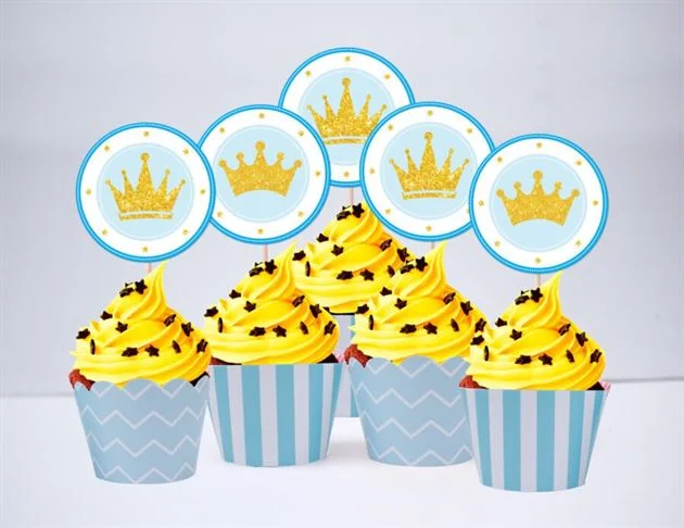 tem-banh-cupcake-vuong-mien-hoang-tu-mau-xanh-da-troi-2 Tem bánh cupcake Vương Miện Bé Trai