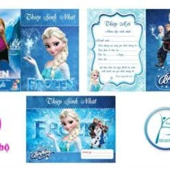 Thiệp Sinh Nhật Frozen