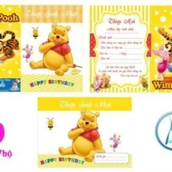 Thiệp Sinh Nhật Gấu Pooh