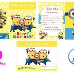 Thiệp Sinh Nhật Minion