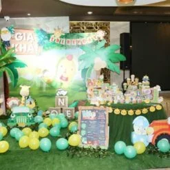 Trang trí tiệc thôi nôi bé Gia Khải