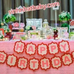 Trang Trí Bàn Lưu Niệm chủ đề Công Chúa