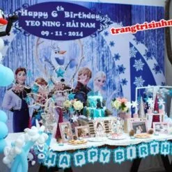 Trang Trí Trọn Gói Sinh Nhật chủ đề Frozen