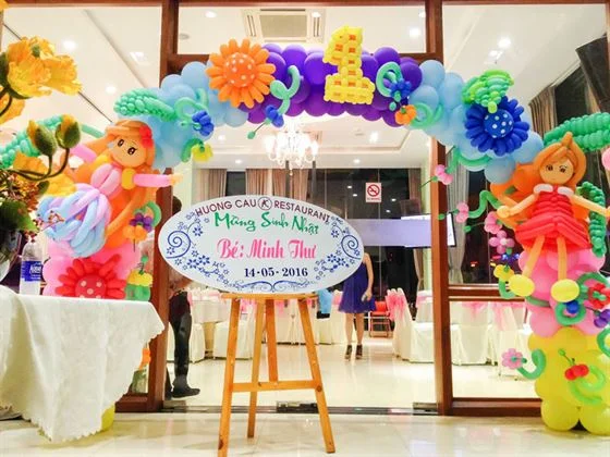 trang tri cong sinh nhat cho be