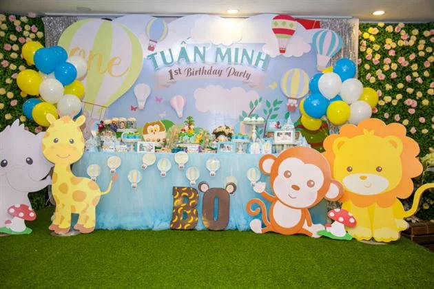 Trang trí sinh nhật 3d trọn gói