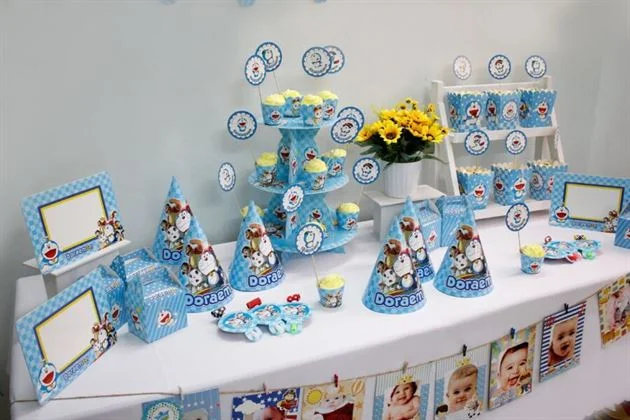trang tri sinh nhat doraemon 1