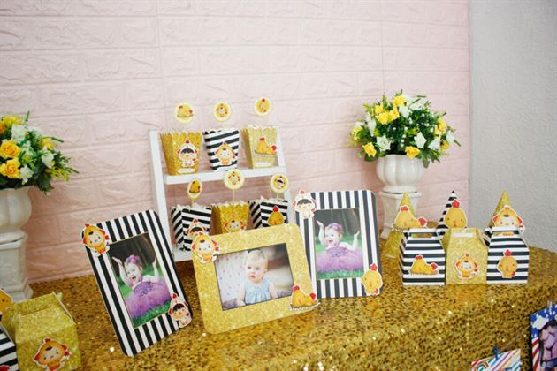 Trang trí sinh nhật trọn gói cho bé trai với set mini