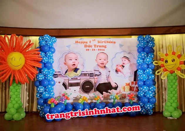 trang trí sân khấu sinh nhật