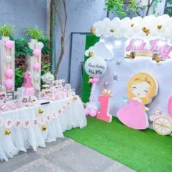 Trang trí thôi nôi trọn gói chủ đề công chúa