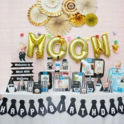 Bộ set phụ kiện sinh nhật chủ đề Nhóc Trùm