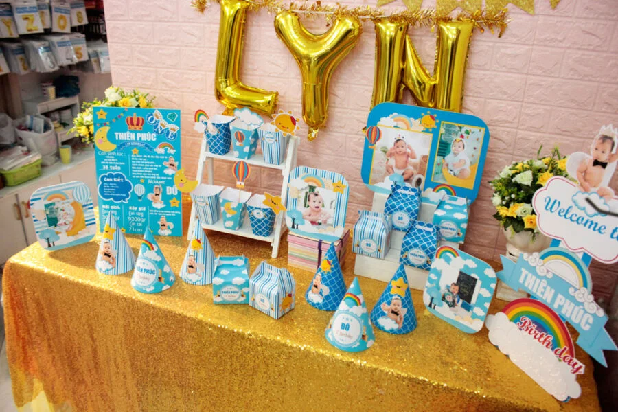 Cận cảnh bàn thôi nôi của bé