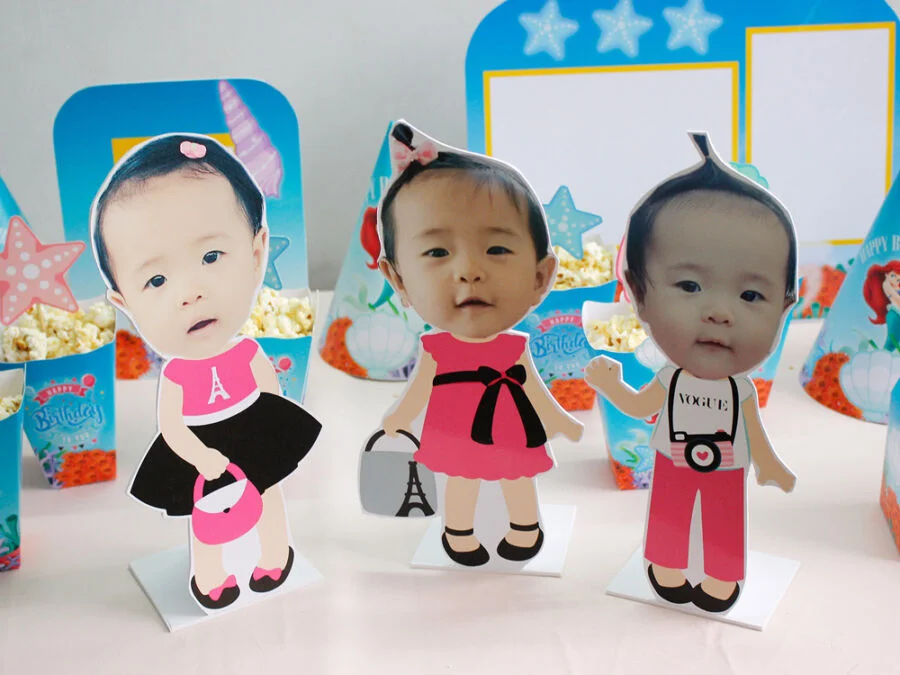 Khung ảnh chibi bé gái